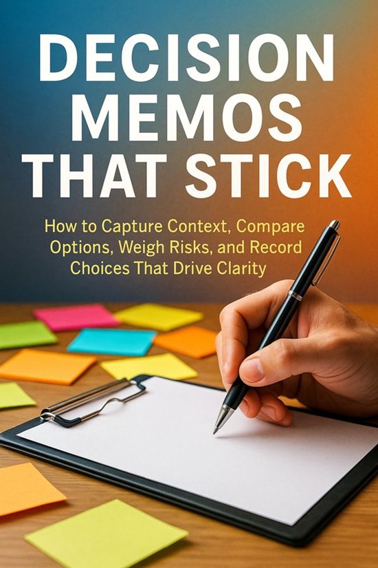 Decision Memos That Stick - cover