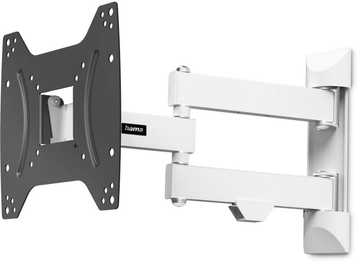 Hama tv beugel - Draai en kantelbaar - 19" - 48" - max 20kg - VESA 200x200 - Wit
