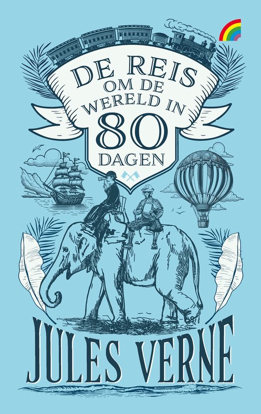 De reis om de wereld in 80 dagen - cover