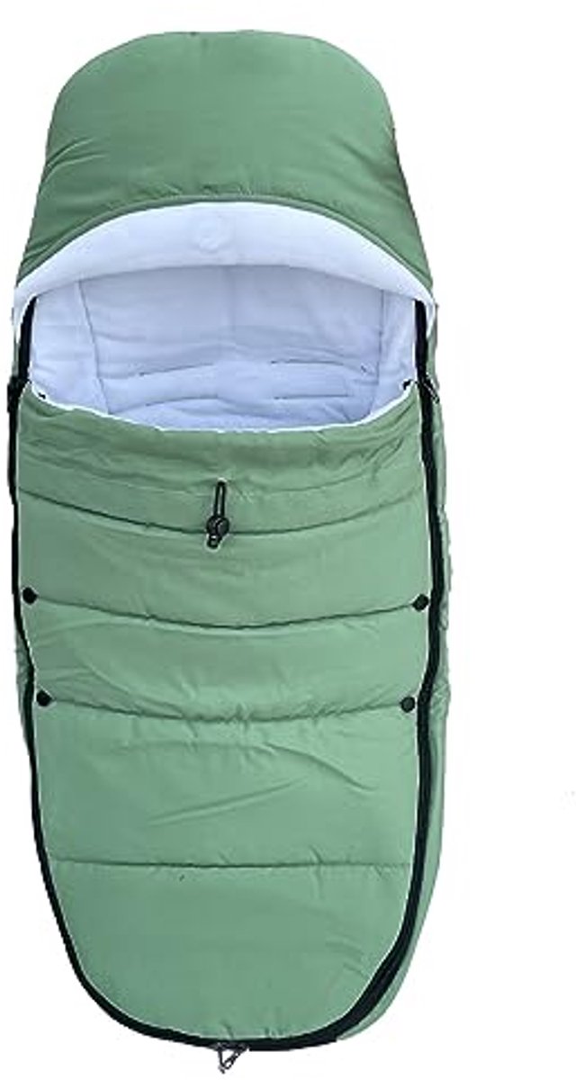 Universele baby kinderwagen voetenzak - Warme fleece en waterdichte stof - Inclusief draagtas en machinewasbaar