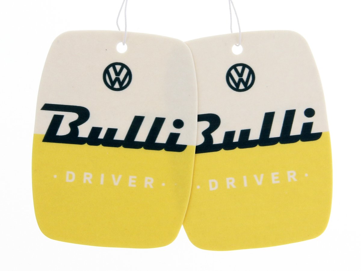 VW Collection by BRISA - Set van 2 Volkswagen luchtverfrissers met VW "Bulli Driver"-motief (Citroen)