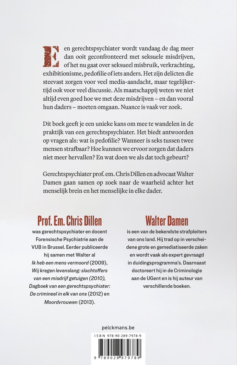 Dagboek van een gerechtspsychiater - back cover