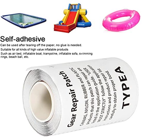 Reparatieset voor Luchtbed en Opblaasbare Producten - Zelfklevende TPU Tape — afbeelding 2