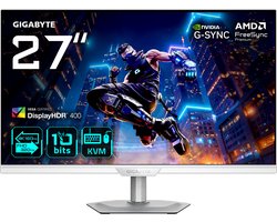 GIGABYTE M27UP ICE computer monitor 68,6 cm (27") 3840 x 2160 Pixels 4K Ultra HD LED Wit