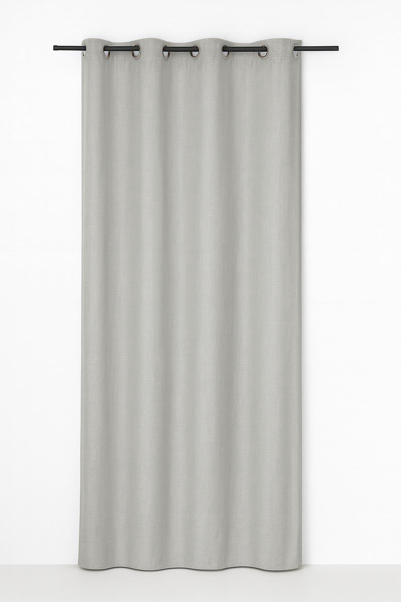 Edera voorhang gordijn grijs 8 Rings 135 x 260 cm