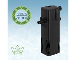 AquaKonings - Aquariumfilter 600L/H 70L-150L – Aquarium filter pomp – Zuurstofpomp
