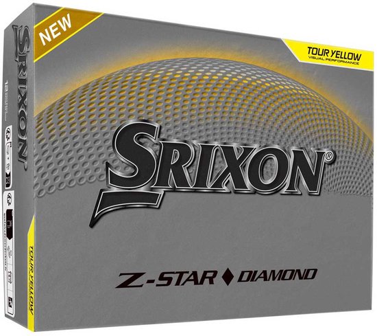 Srixon Z-star Diamond 3 Golfballen Geel 12 Balls van Merkloos — afbeelding 4