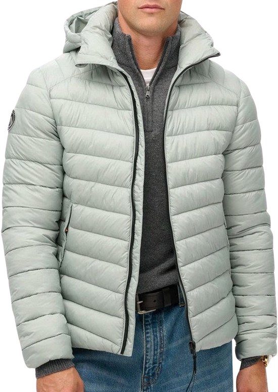 Superdry HOODED FUJI SPORT PADDED JKT Heren Jas - Maat XL