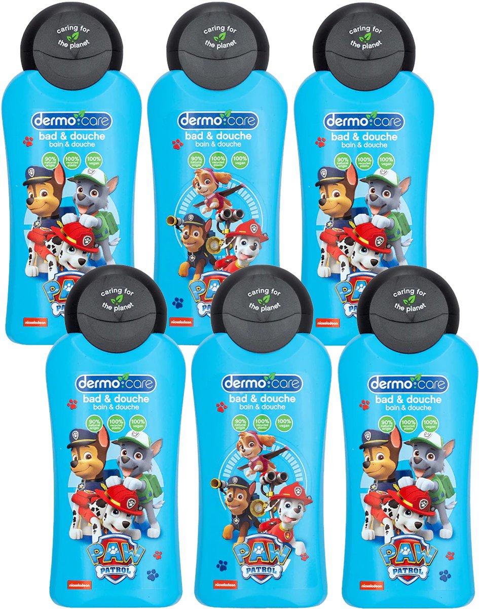x6 Dermo Care Paw Patrol 2-In-1 Bad & Douchegel 200 ML