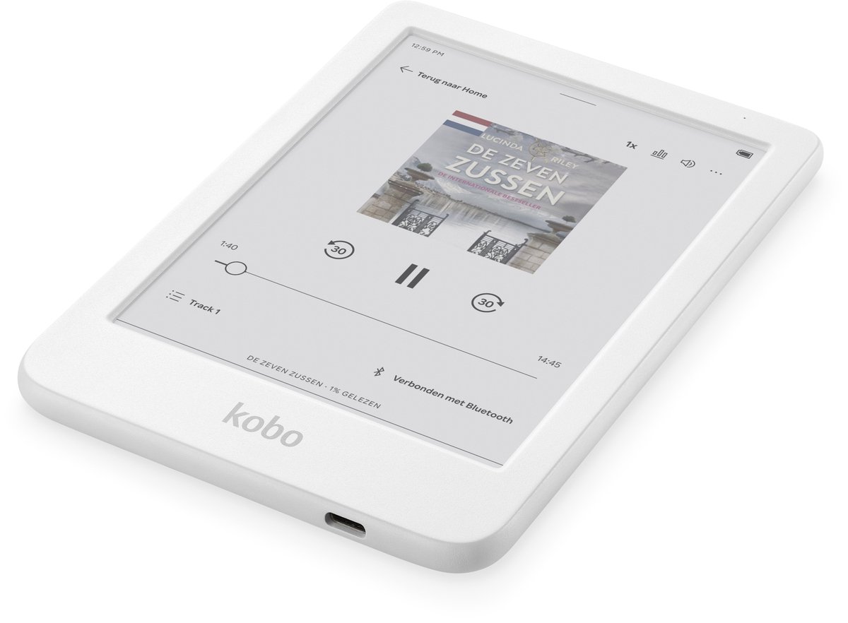 Kobo Clara Colour - E-reader - 6 inch kleurenscherm - 16GB - Luisterboeken - Wit – foto 7