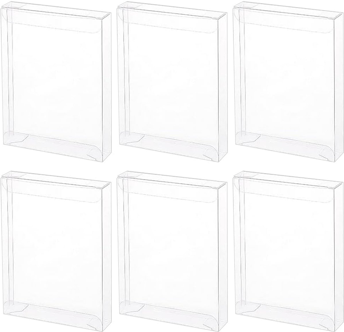 Transparante traktatiedoosjes PVC - 30 stuks - 15,1 x 11,5 x 2,6 cm