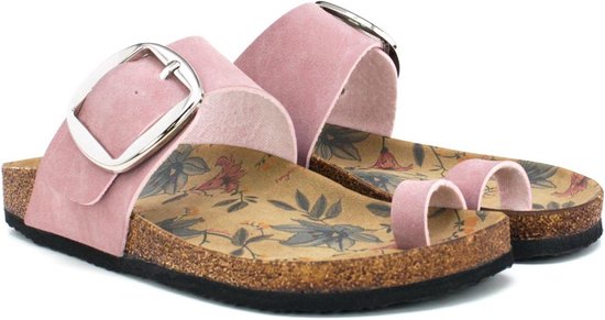 GOBY - Rose - Sandales pour femmes - Slippers - Haute qualité - Fait main - Taille 39