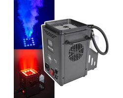 QTX VertiBox compacte verticale rookmachine 1200W met 12 RGBA-leds en DMX