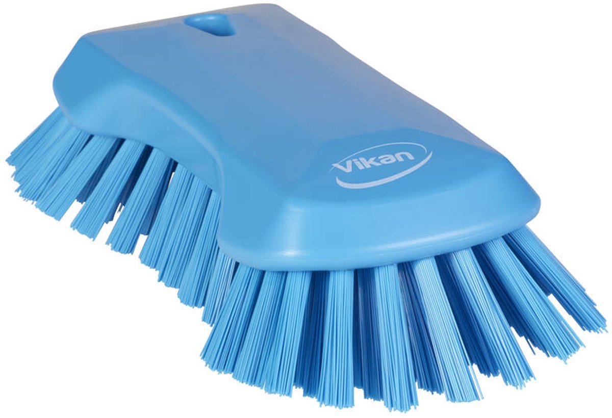 Vikan Handschuurborstel Vlinder vormig Ontwerp voor Ergonomische Grip - blauw