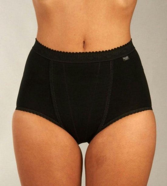 sloggi Control Dames Maxi Verstevigende slip - Zwart - Maat 44