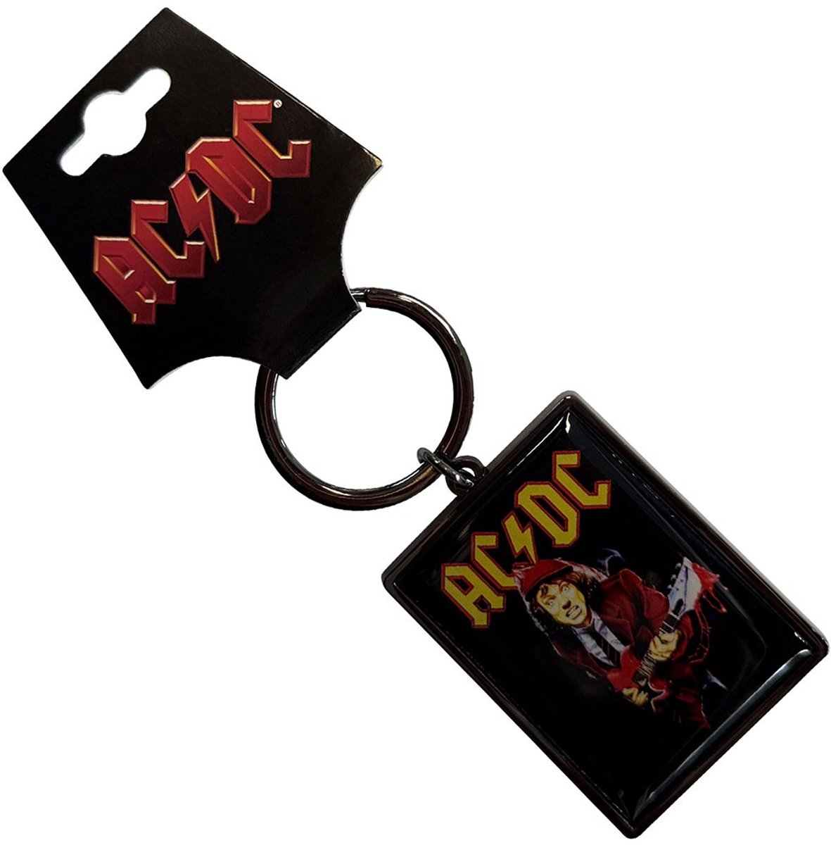 AC/DC - Angus Sleutelhanger - Zwart