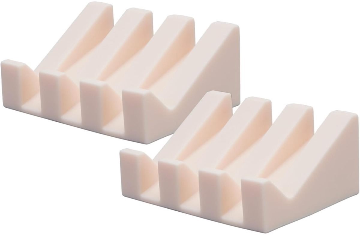 Set van 2 Siliconen Zeepbakjes – Zelflozend, Sneldrogend & Duurzaam – Compact & Hygiënisch voor Badkamer of Keuken