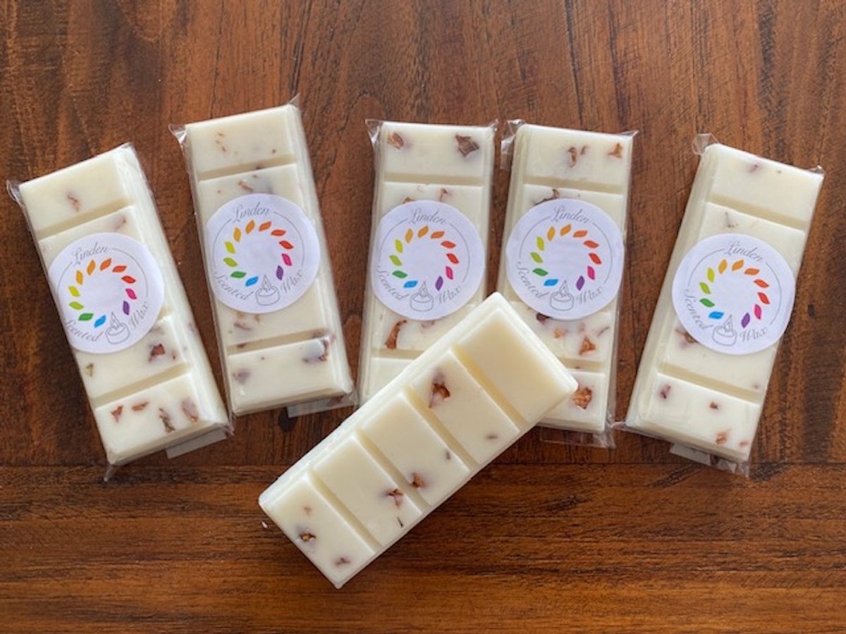 Waxmelts JASMINE / JASMIJN waxmelt bloemen geur - Linden - handgemaakt - 100% sojawax - aromatic - voor geurbrander - huisparfum