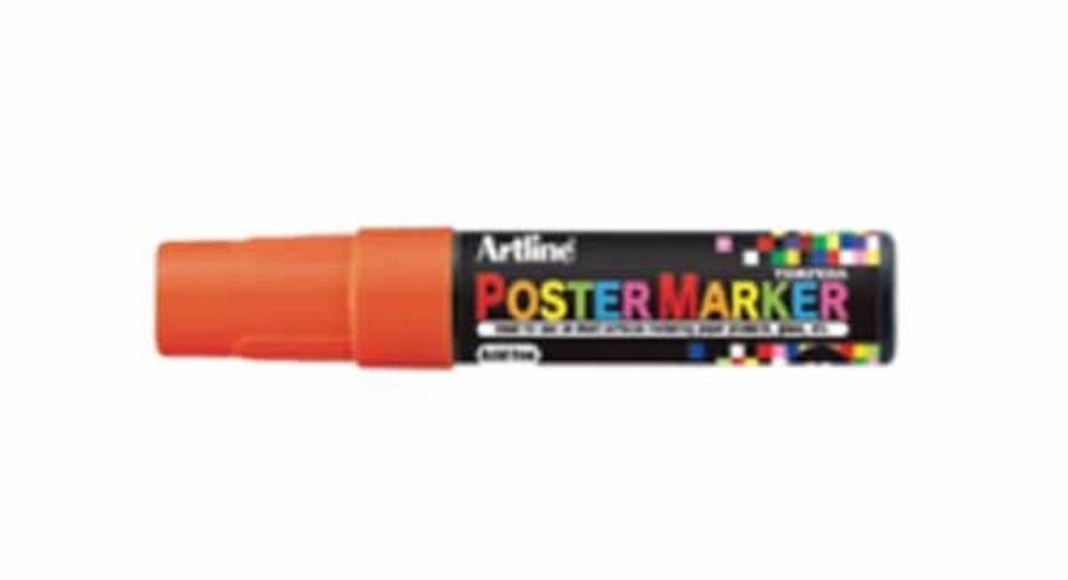 Artline - Poster Marker Tempera 6 mm - fluo oranje
