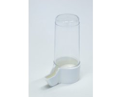 Drinkfles voor vogels 200 cc – Hygiënisch en eenvoudig te bevestigen - Fontein super wit - Drinkfonteinen - Benodigdheden - Servies