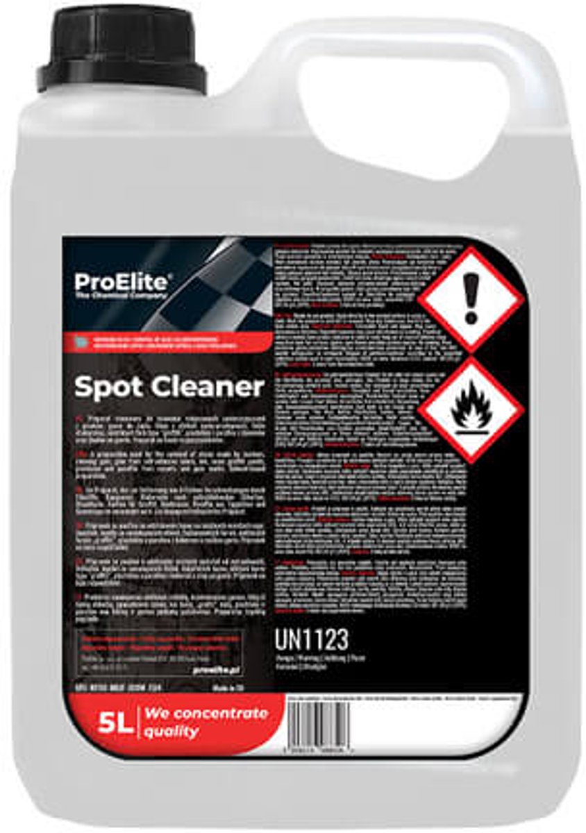 PROELITE SPOT CLEANER LIJM VERWIJDERAAR 5L