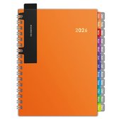 Agenda 2026 – A5 – Weekagenda – Hardcover – Oranje