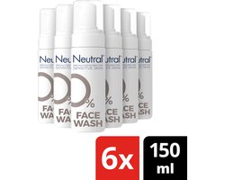 Neutral - 0% Lotion - Face Wash - 6 x 150 ml