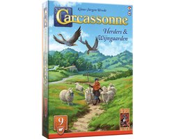 foto van 999 Games - Carcassonne: Herders & Wijngaarden - Uitbreiding 9 - Nieuwe Versie - NL - EN