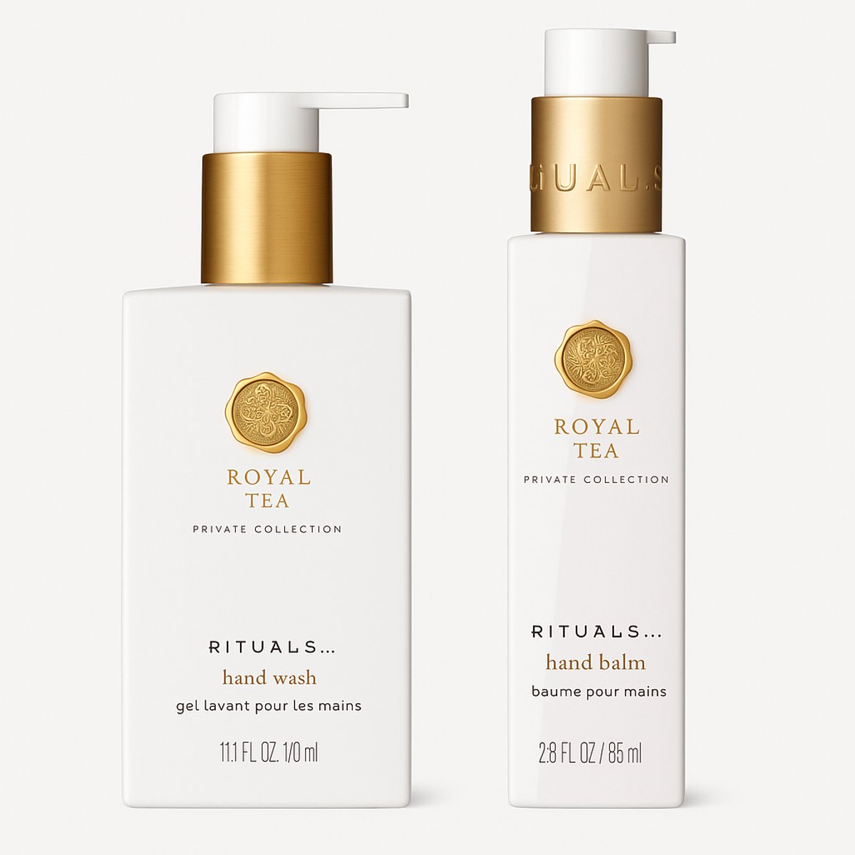 Rituals of Royal Tea - Travel Hand Wash Set - Hand Wash 110 ml - Hand Bal 85 ml - Gift Bag