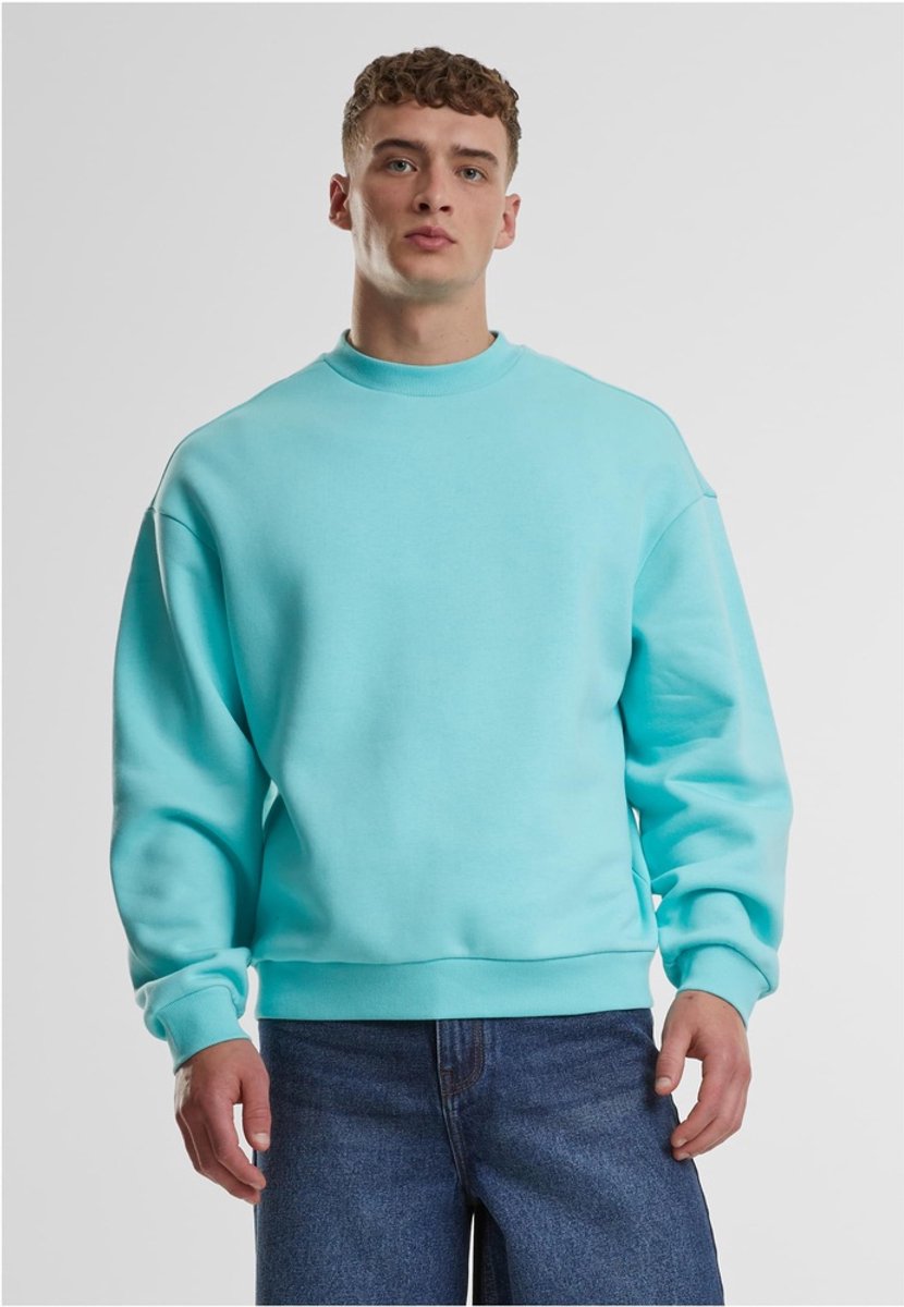 Urban Classics Fluffy Crewneck sweater/trui 5XL Blauw