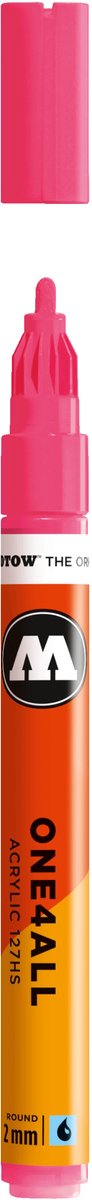 Molotow - One4All 2mm Marker - Neon Red Fluo