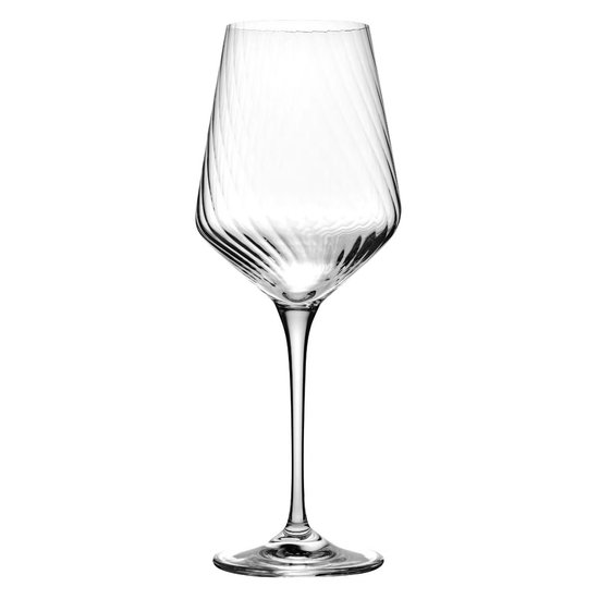 Krosno LUMI – 6er- Set de verres à vin blanc 450ml | Glas cristallin , Design optique moderne , Spülmachinegeignet | Pour Sauvignon Blanc & Pinot Grigio