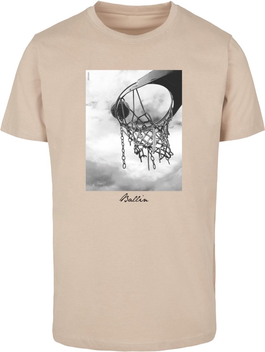 Mister Tee T-Shirt Ballin 2.0 Tee Sand-4XL Creme