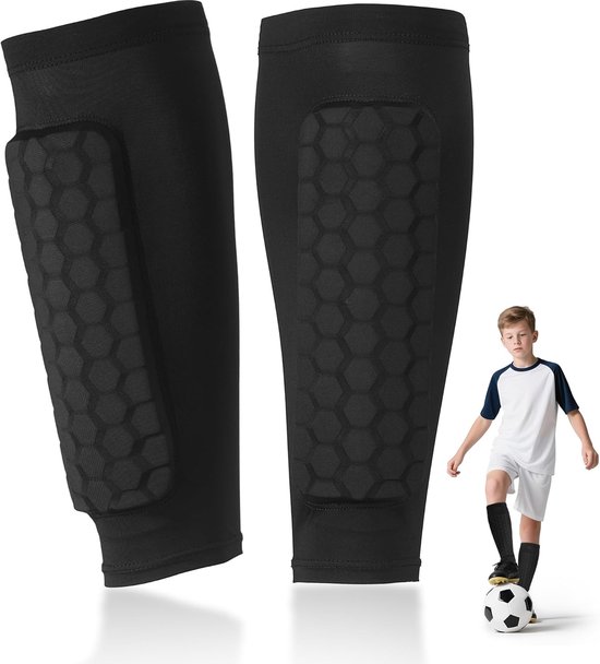 Scheenbeschermers Voetbal - Antislip Technologie - Kind - XS/S/M - Lichtgewicht - Voetbal - Shin Pad Sleeve - voetbal scheenbeschermers（S-paar）