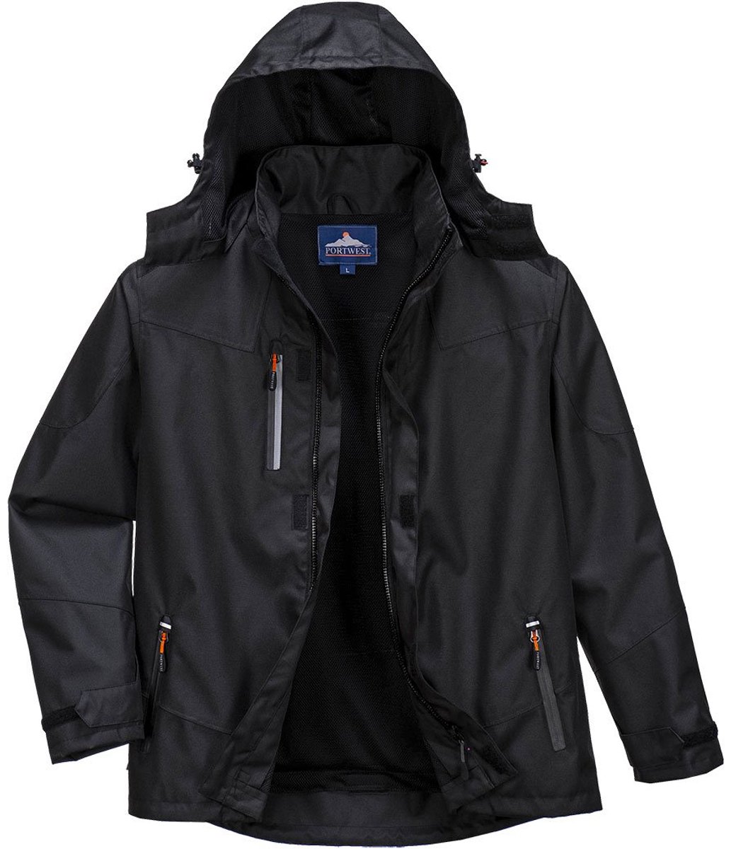 Portwest Regenjack S555 - Zwart - XL