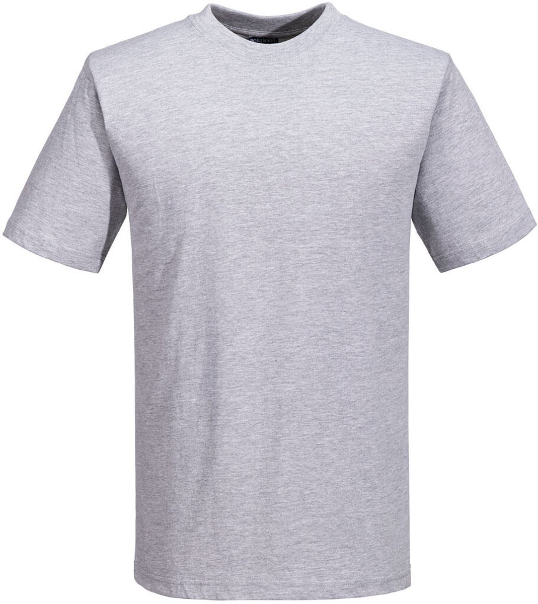 Portwest Turijn Premium T-Shirt B195 - Grijs gemêleerd - XL