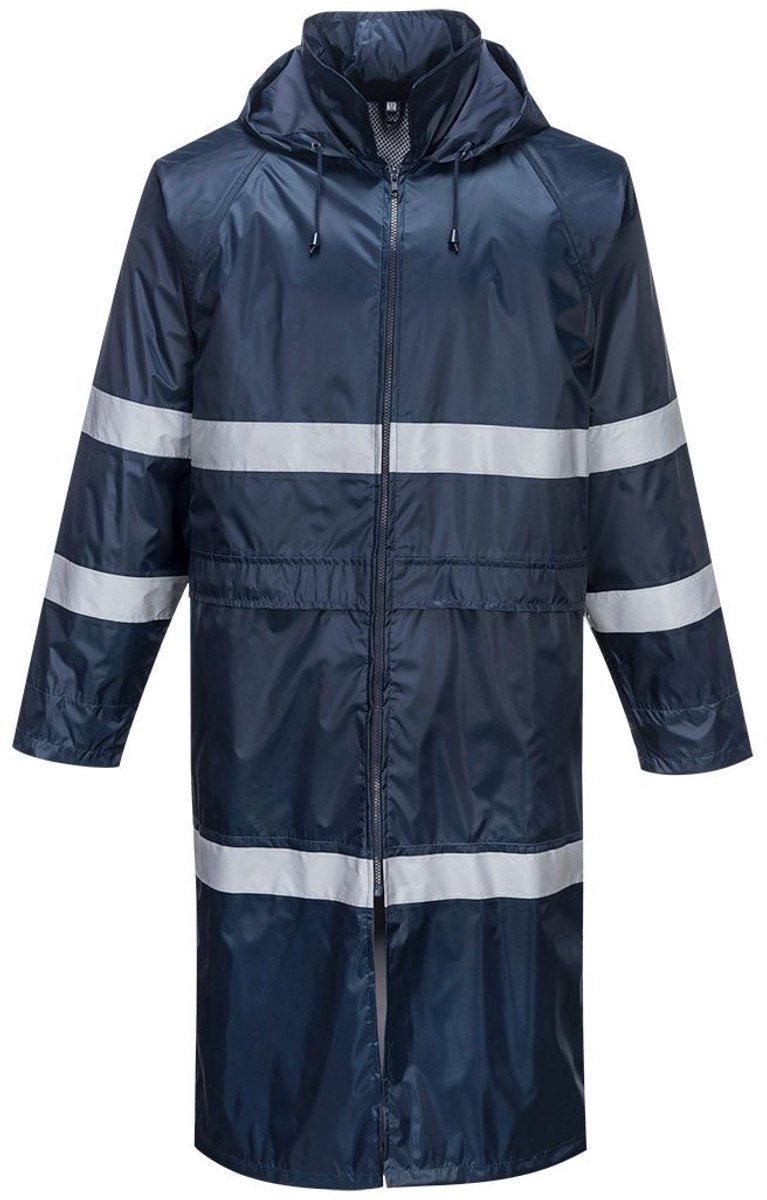 Portwest Klassieke Iona Regenjas F438 Marine Blauw