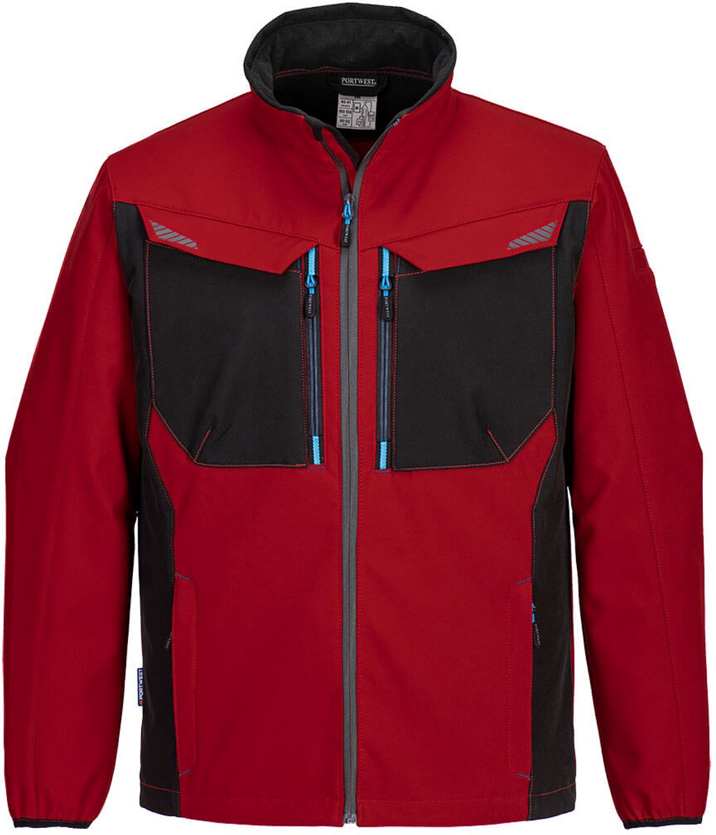 Portwest WX3 Softshell Jack T750 - Diep Rood - L