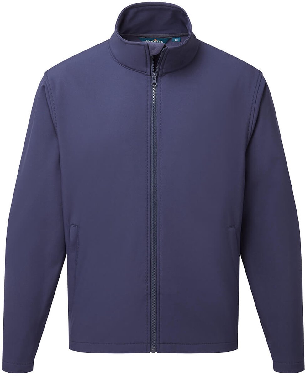 Portwest Print & Promo Softshell voor heren (2L) TK20 - Marine - 4XL