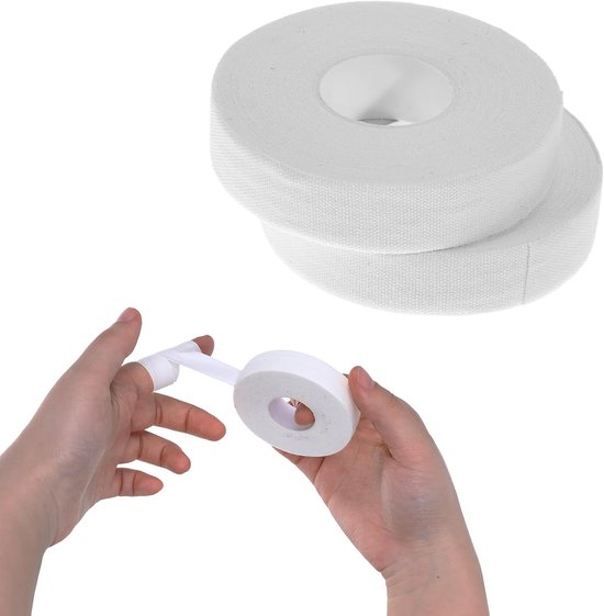 Vingertape – Zwart – Set van 2 rollen – 1,5 cm breed