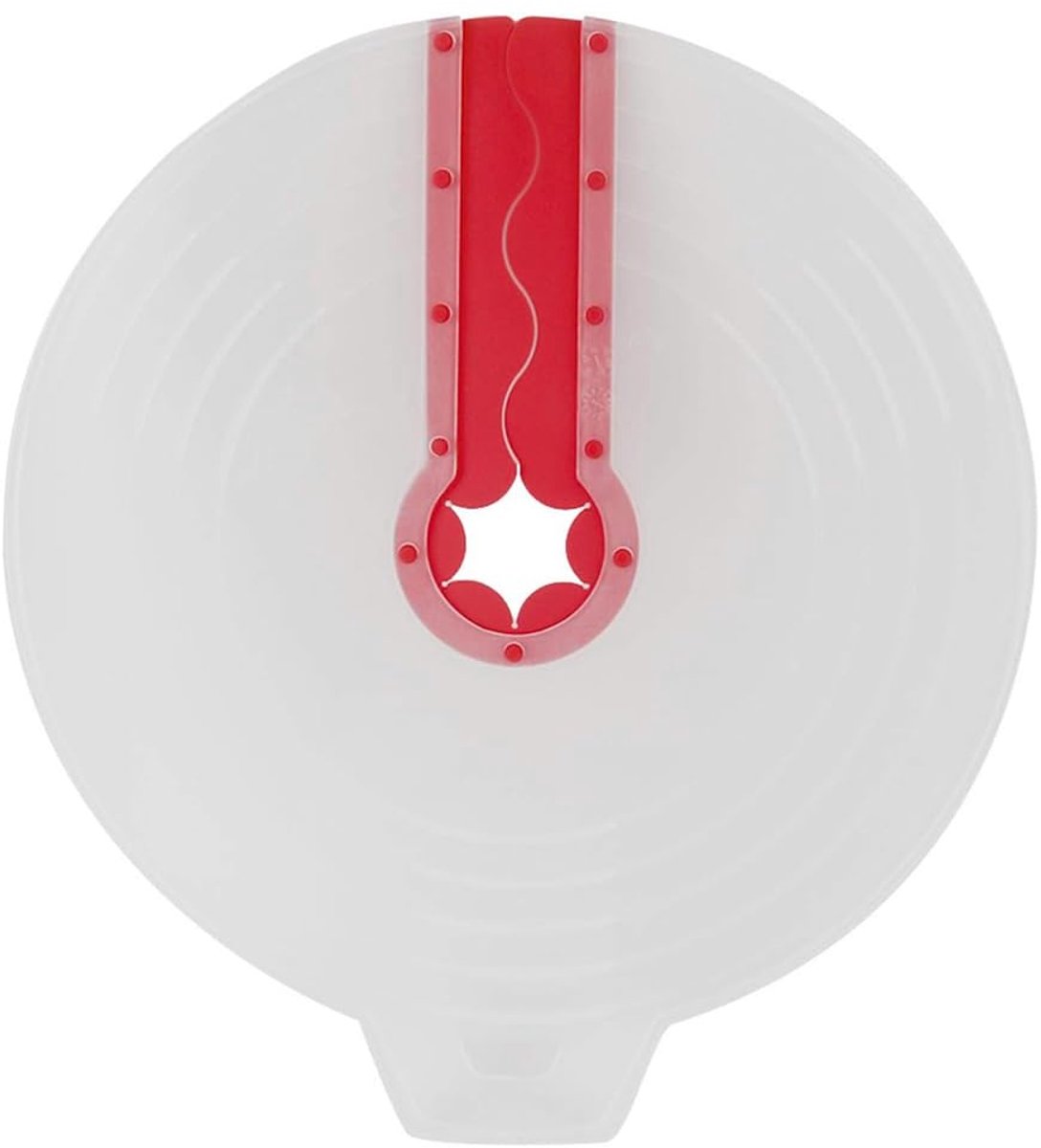 Universele Siliconen Spatbescherming 31 cm - Rood Mengkomdeksel