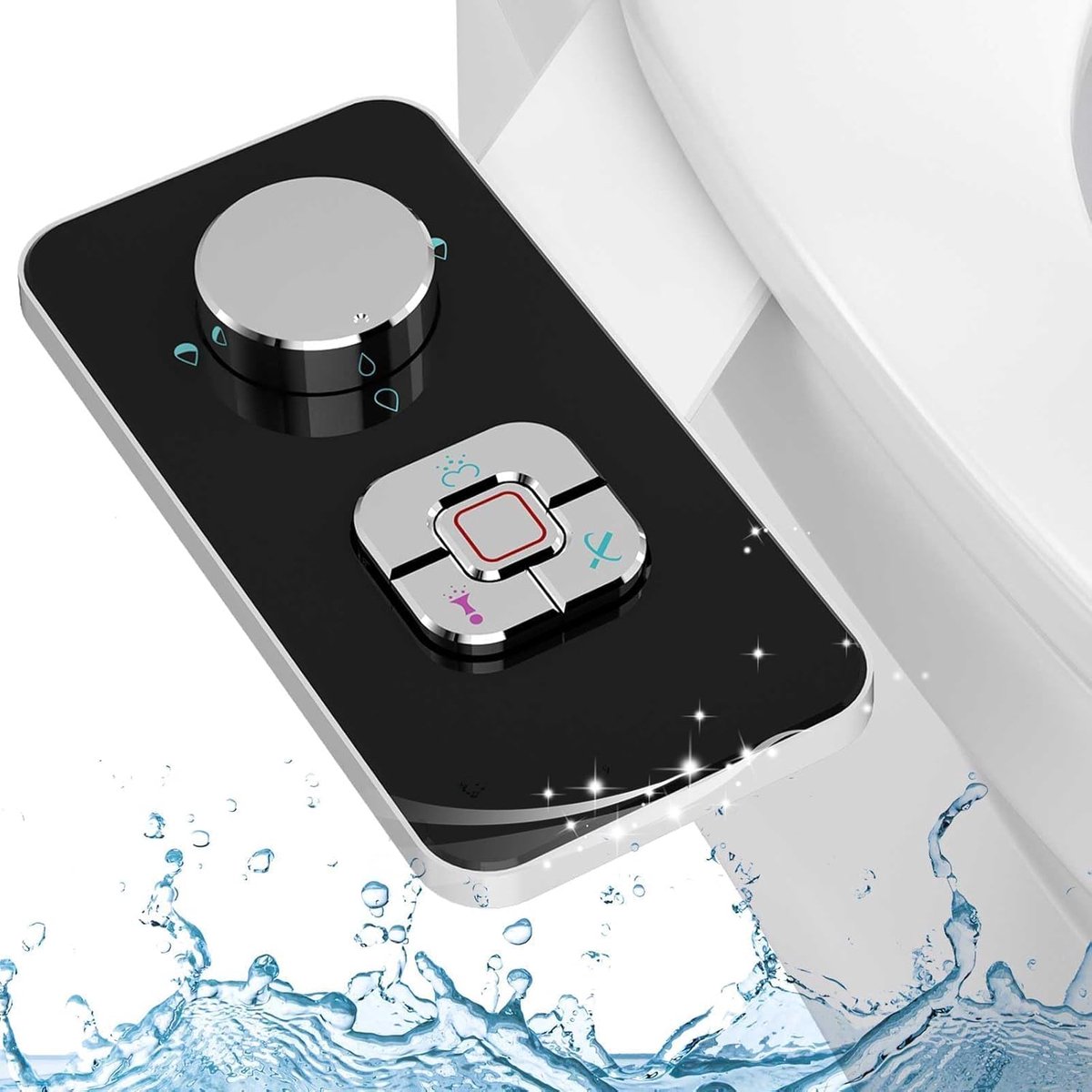 Bidetdouche set 3/8 - Toilet Bidet - Meerdere Reinigingsmodi - Instelbare Waterdruk - voor Elk Standaard Toilet - Zwart
