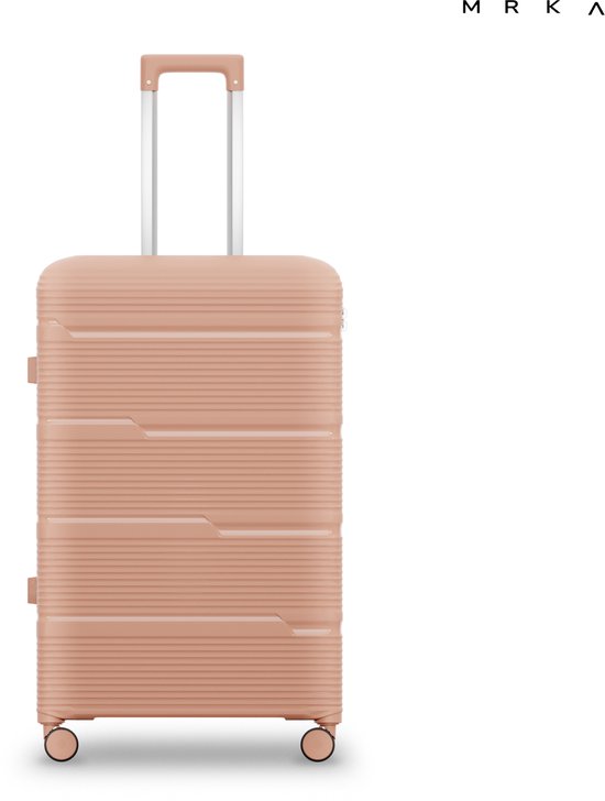 MRKA® Milano - Reiskoffer Handbagage (S) - Roze - Handbagage Koffer - Kleine Koffer - Koffers - Koffer - Koffer 10 KG - Koffer Klein - Suitcase - Valies - Cabin Size - TSA Slot - Cijferslot - 360° Wielen - 50x35x20cm - 35 Liter