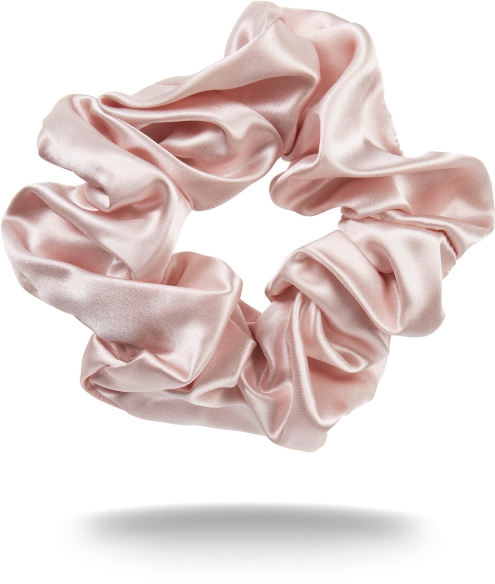 Scrunchie van 100% moerbeizijde - mulberry Silk - haar elastiek zonder haarbreuk - luxe scrunchie dames - Walure Aesthetics - medium size - old rose