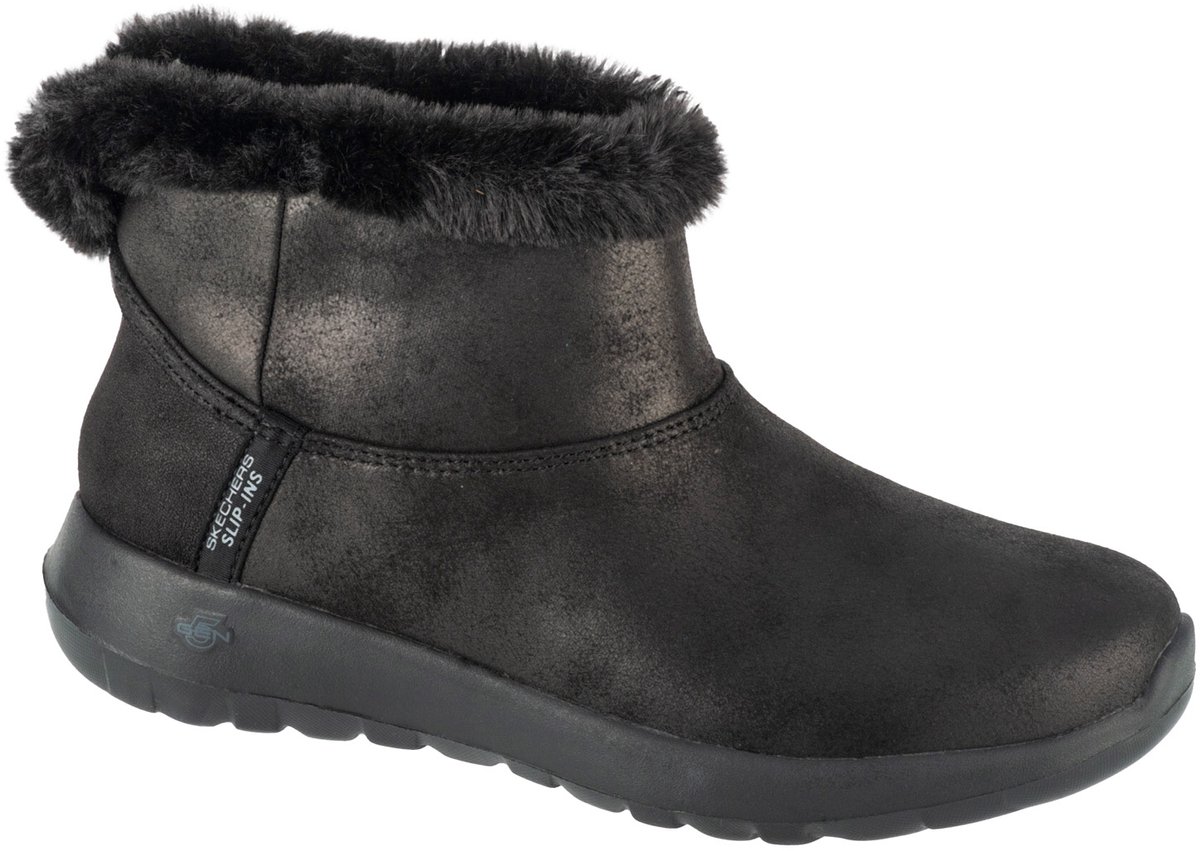 Skechers Slip-Ins: On-The-Go - Cozy Dream, Vrouwen, Zwart, Laarzen, maat: 37,5