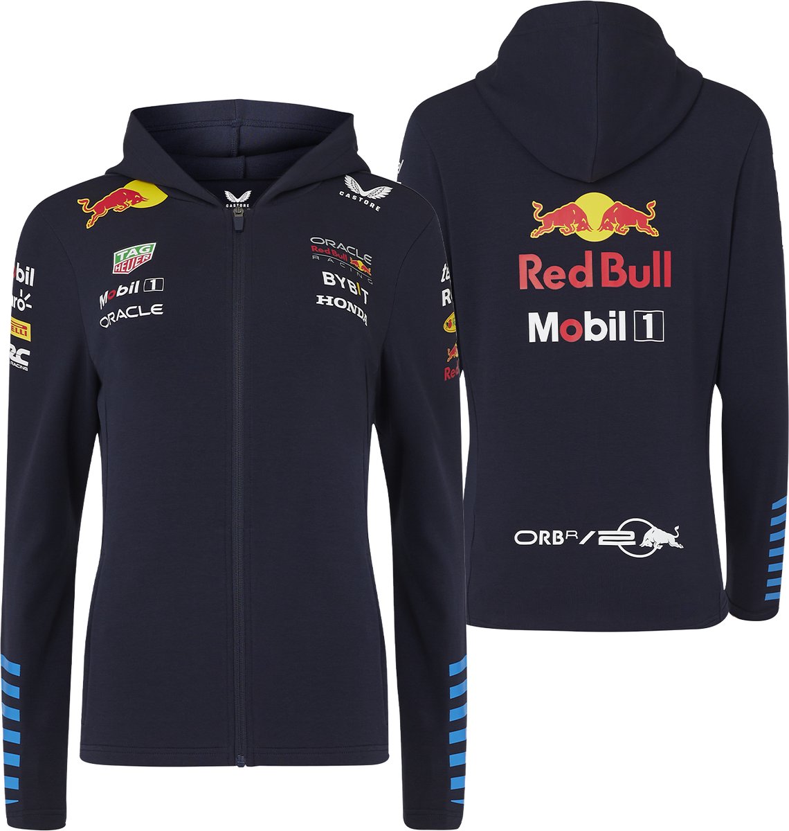 Dames - Team Full Zip-Hoodie 2024 - Red Bull Racing M - Max Verstappen
