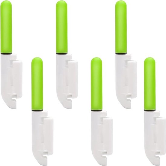 Lot De 5 Lumières Canne à Pêche Nuit - Bâton Lumineux Vert Étanché + Boucle Fixation - Pêche De Nuit & Mer Efficace