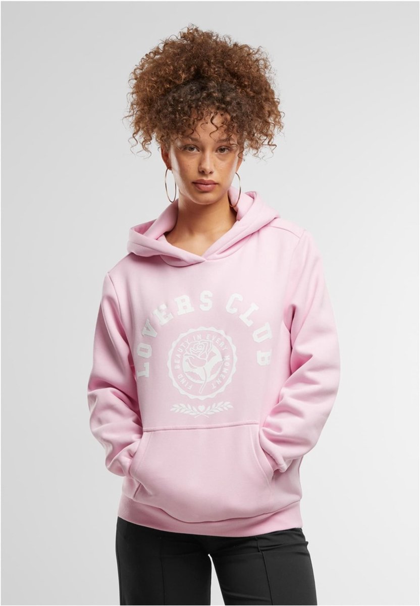 Mister Tee Damen Lovers Club Ladies Fluffy Hoody MST240 -XS Softpink