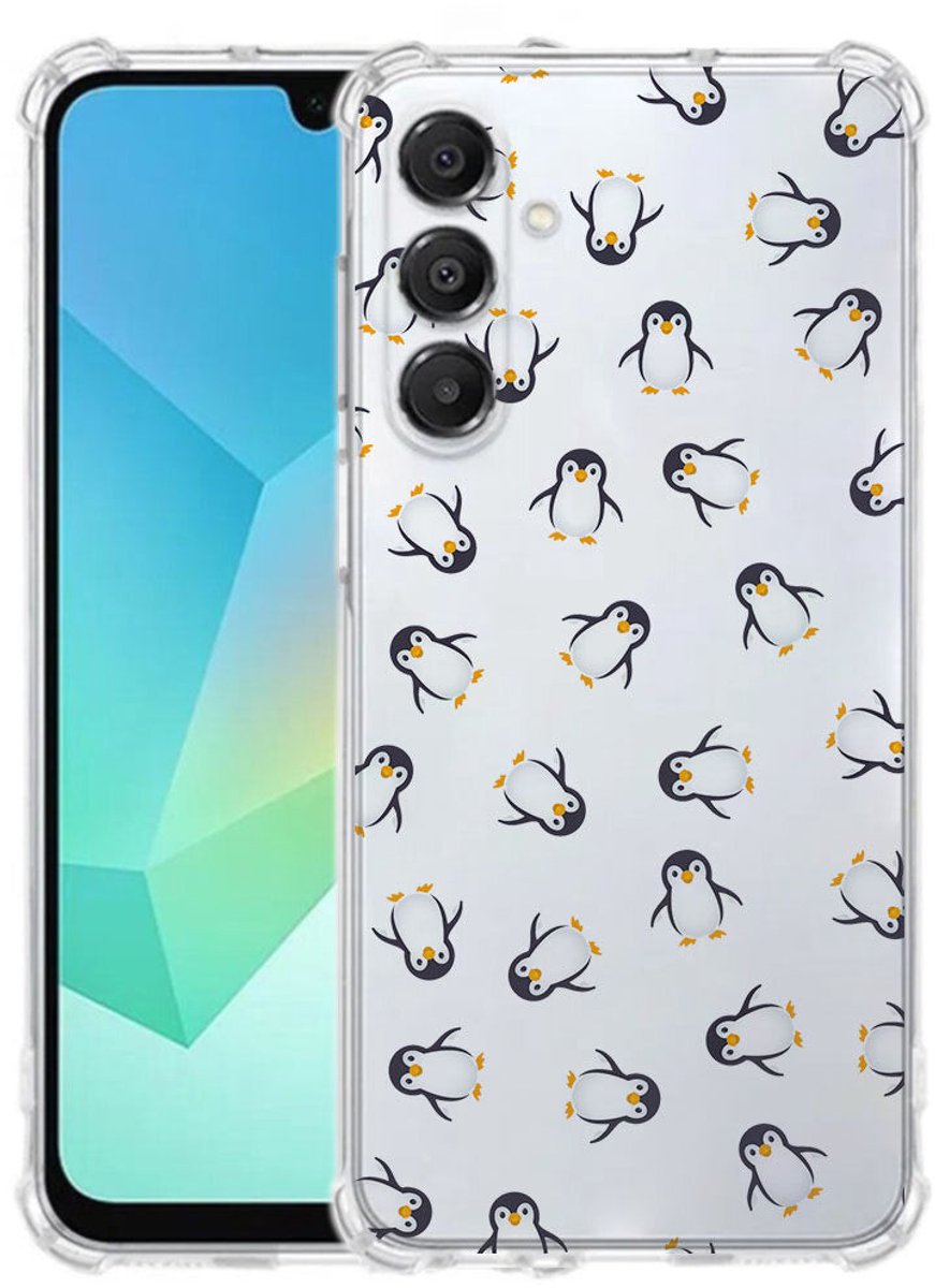 TPU Telefoonhoesje Samsung Galaxy A17 - Pinguïn schokabsorberende backcover
