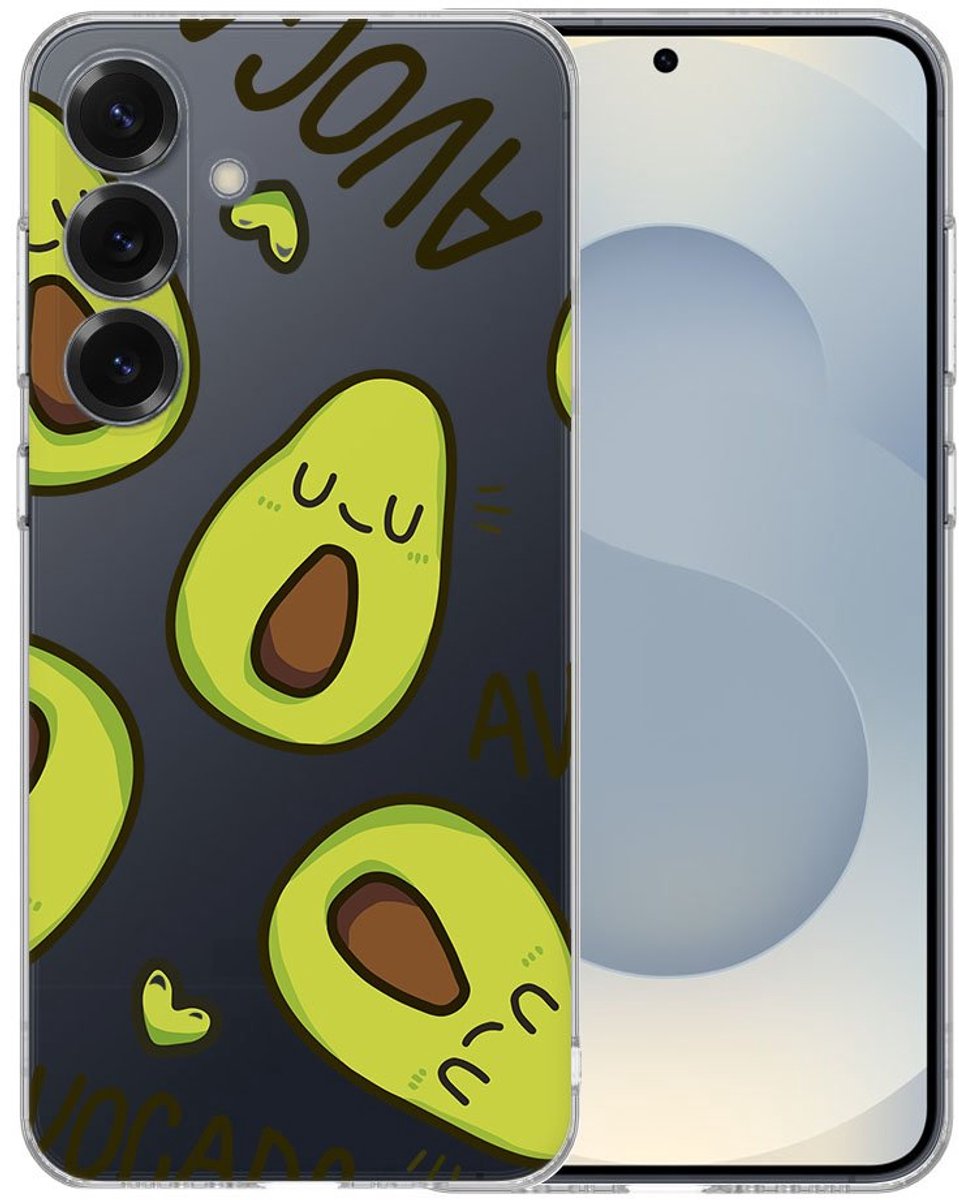 TPU Hoesje Samsung Galaxy S25 - Avocado Singing Backcover